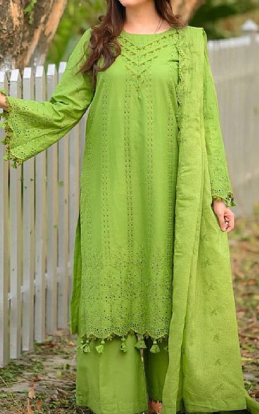 Salitex Nasty Green Lawn Suit | Pakistani Lawn Dress in USA- Image 1