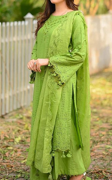 Salitex Nasty Green Lawn Suit | Pakistani Lawn Dress in USA- Image 2