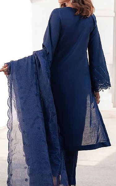 Salitex Navy Blue Lawn Suit | Pakistani Lawn Dress in USA- Image 2