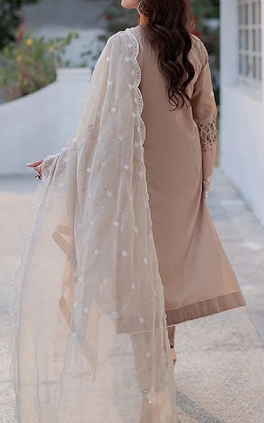 Salitex Beige Lawn Suit | Pakistani Lawn Dress in USA- Image 2