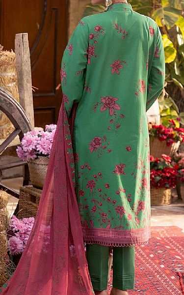 Salitex Viridian Green Cambric Suit | Pakistani Winter Dresses in USA- Image 2