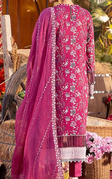 Salitex Raspberry Cambric Suit | Pakistani Winter Dresses in USA- Image 2