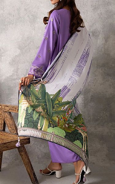 Salitex Lavander Cottel Suit | Pakistani Winter Dresses in USA- Image 2