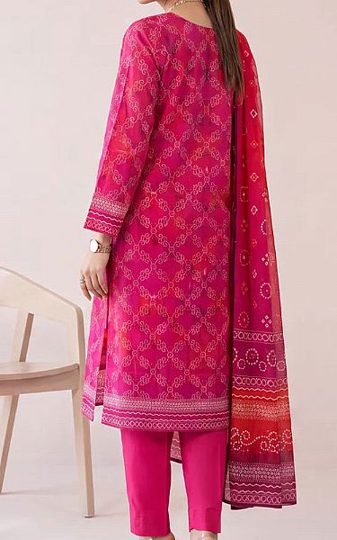 Salitex Hot Pink Lawn Suit | Pakistani Lawn Dress in USA- Image 2