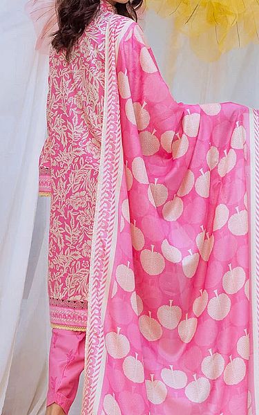 Salitex Candy Pink Lawn Suit | Pakistani Lawn Dress in USA- Image 2