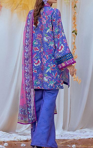 Salitex Navy Blue Lawn Suit | Pakistani Lawn Dress in USA- Image 2