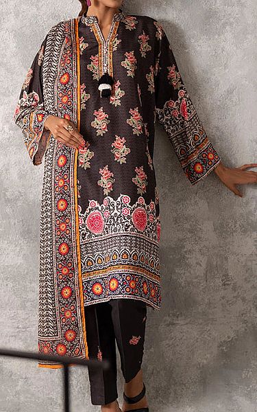 Salitex Black Lawn Suit | Pakistani Lawn Dress in USA- Image 1