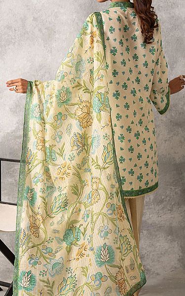 Salitex White/Pistachio Lawn Suit | Pakistani Lawn Dress in USA- Image 2