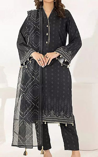 Salitex Black Lawn Suit | Pakistani Lawn Dress in USA- Image 1
