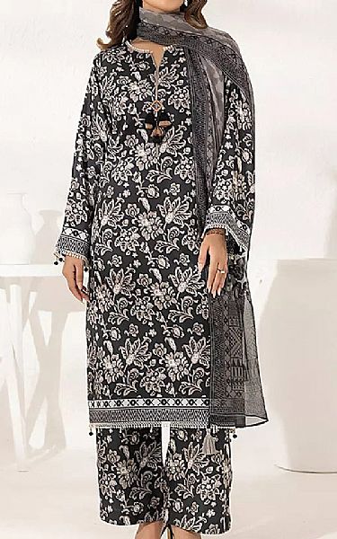 Salitex Black/Off White Lawn Suit | Pakistani Lawn Dress in USA- Image 1