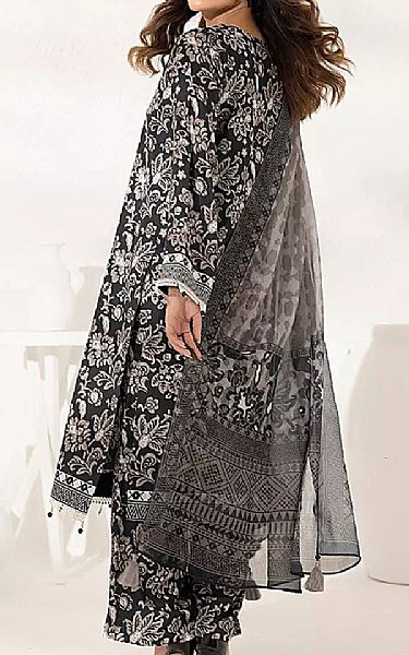 Salitex Black/Off White Lawn Suit | Pakistani Lawn Dress in USA- Image 2