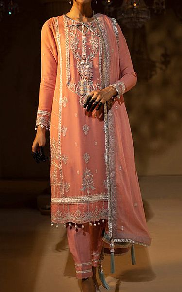 Salitex Rose Vale Chiffon Suit | Pakistani Embroidered Chiffon Dresses- Image 1
