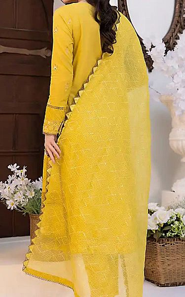 Salitex Mustard Lawn Suit | Pakistani Lawn Dress in USA- Image 2