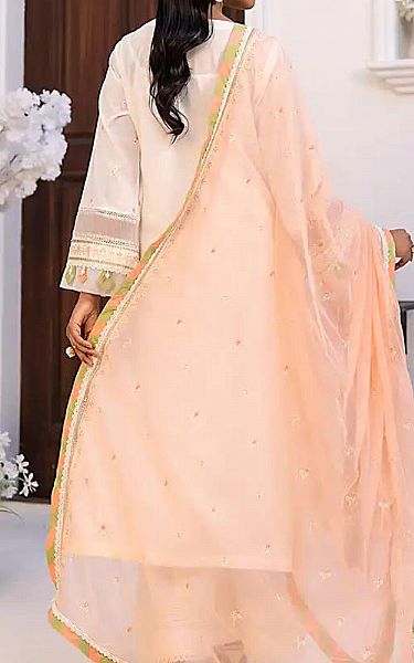 Salitex Off-white Lawn Suit | Pakistani Lawn Dress in USA- Image 2