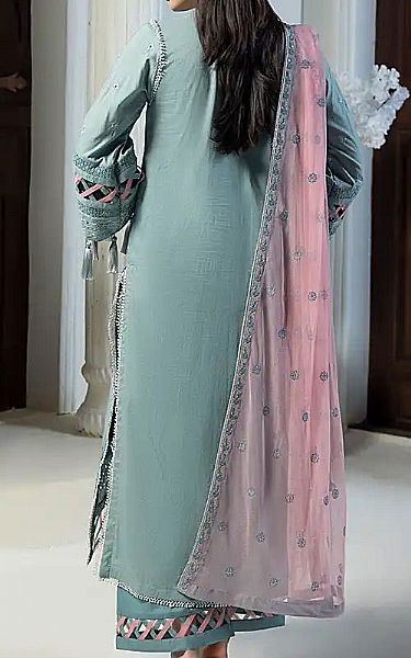 Salitex Slate Grey Lawn Suit | Pakistani Lawn Dress in USA- Image 2