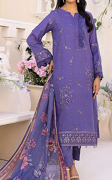 Salitex Purple Lawn Suit | Pakistani Lawn Dress in USA- Image 1