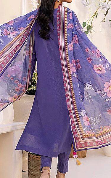 Salitex Purple Lawn Suit | Pakistani Lawn Dress in USA- Image 2