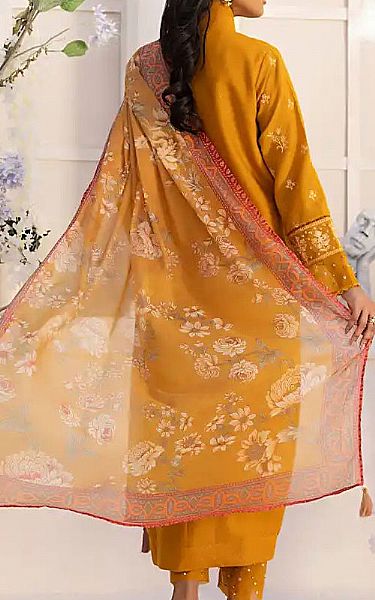 Salitex Mustard Lawn Suit | Pakistani Lawn Dress in USA- Image 2