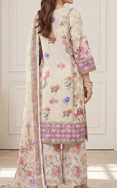 Salitex Off White Lawn Suit | Pakistani Lawn Dress in USA- Image 2