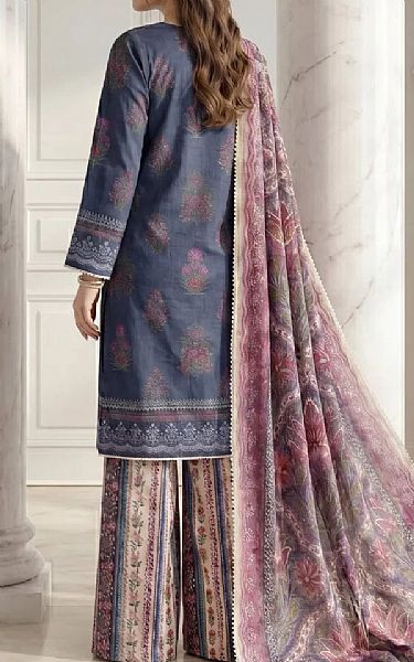 Salitex Navy Blue Lawn Suit | Pakistani Lawn Dress in USA- Image 2