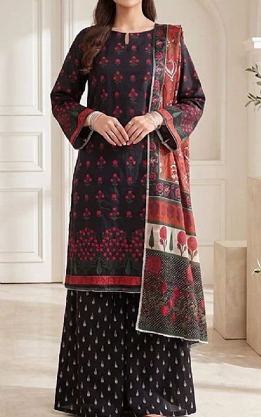 Salitex Black Lawn Suit | Pakistani Lawn Dress in USA- Image 1
