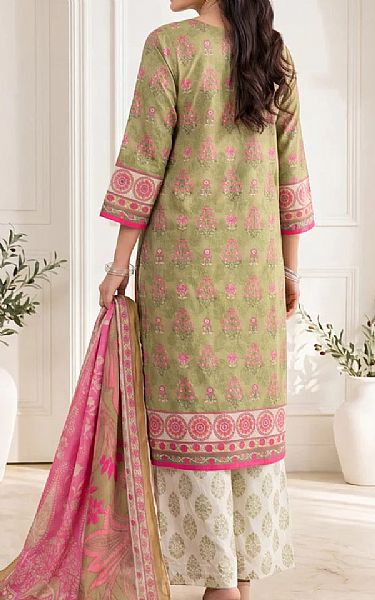 Salitex Olive Lawn Suit | Pakistani Lawn Dress in USA- Image 2