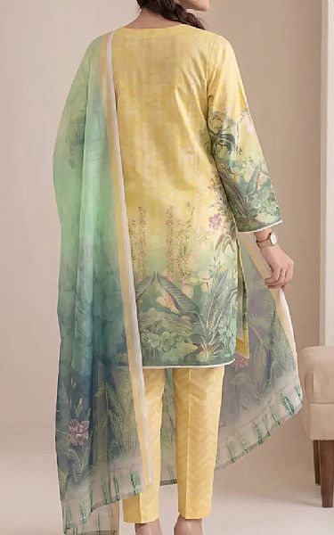 Salitex Light Yellow Lawn Suit | Pakistani Lawn Dress in USA- Image 2