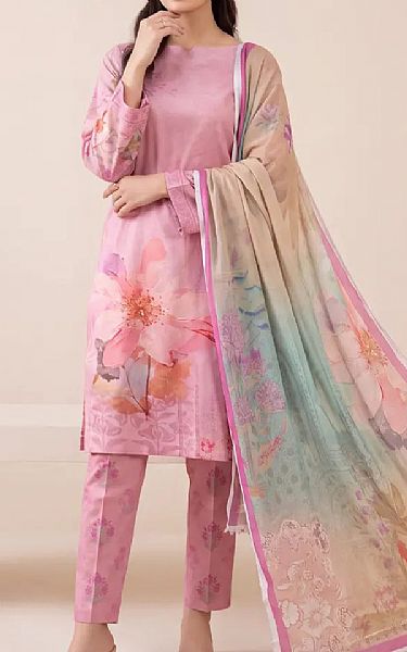 Salitex Pink Pearl Lawn Suit | Pakistani Lawn Dress in USA- Image 1