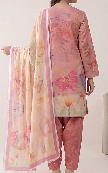 Salitex Dusty Pink Lawn Suit | Pakistani Lawn Dress in USA- Image 2