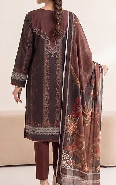Salitex Woody Brown Lawn Suit | Pakistani Lawn Dress in USA- Image 2
