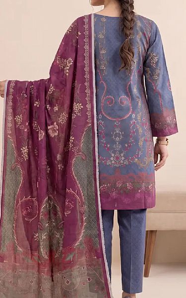 Salitex Mist Blue Lawn Suit | Pakistani Lawn Dress in USA- Image 2