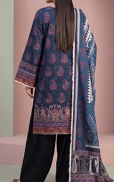 Salitex Navy Blue Lawn Suit | Pakistani Lawn Dress in USA- Image 2