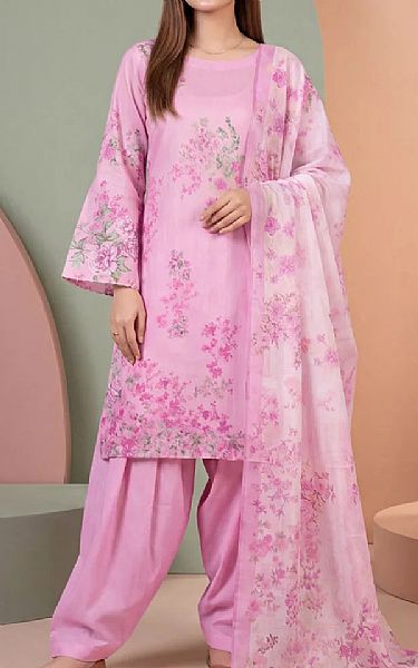 Salitex Pink Pearl Lawn Suit | Pakistani Lawn Dress in USA- Image 1