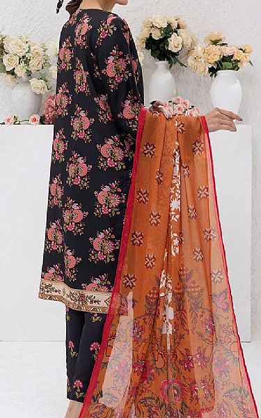 Salitex Black Lawn Suit | Pakistani Lawn Dress in USA- Image 2