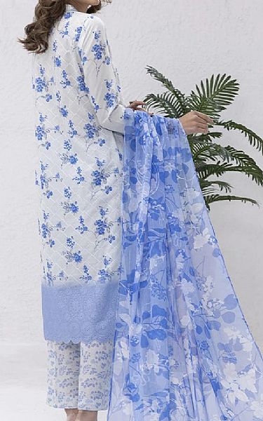 Salitex Off White Lawn Suit | Pakistani Lawn Dress in USA- Image 2