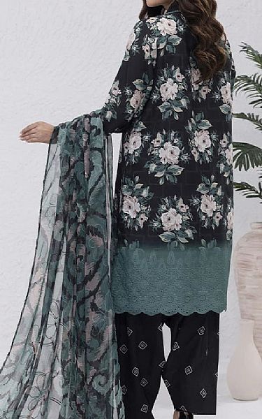 Salitex Black Lawn Suit | Pakistani Lawn Dress in USA- Image 2