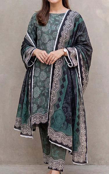 Salitex Mineral Green Lawn Suit | Pakistani Lawn Dress in USA- Image 1
