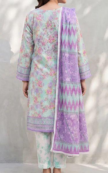 Salitex Baby Blue/Light Purple Lawn Suit | Pakistani Lawn Dress in USA- Image 2