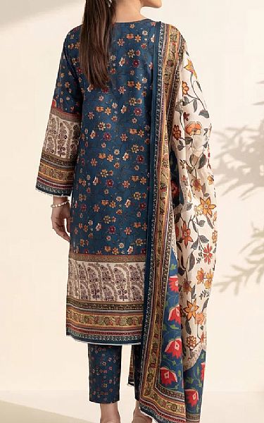 Salitex Blue/Off White Lawn Suit | Pakistani Lawn Dress in USA- Image 2