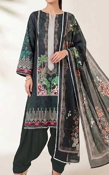 Salitex Black Lawn Suit | Pakistani Lawn Dress in USA- Image 1
