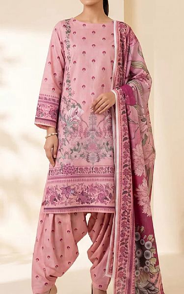 Salitex Baby Pink Lawn Suit | Pakistani Lawn Dress in USA- Image 1