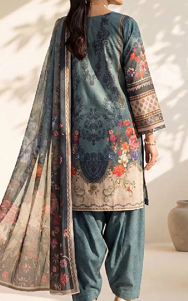 Salitex Bluish Grey Lawn Suit | Pakistani Lawn Dress in USA- Image 2
