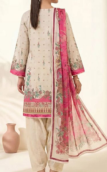 Salitex Ivory Lawn Suit | Pakistani Lawn Dress in USA- Image 2