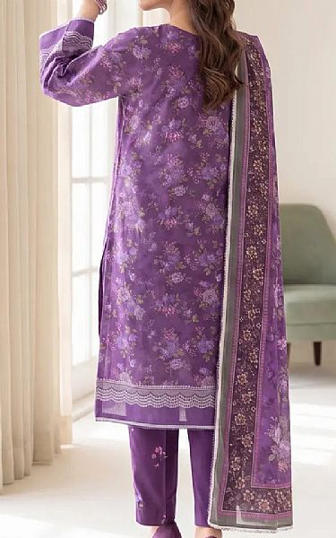 Salitex Purple Lawn Suit | Pakistani Lawn Dress in USA- Image 2