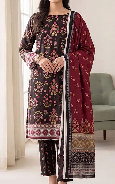Salitex Black Lawn Suit | Pakistani Lawn Dress in USA- Image 1