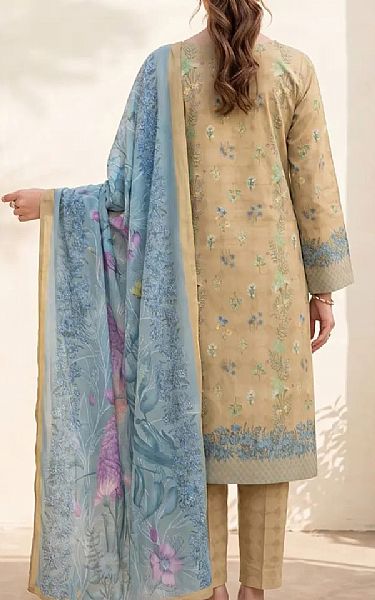 Salitex Tan Lawn Suit | Pakistani Lawn Dress in USA- Image 2