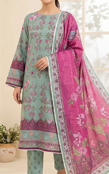 Salitex Summer Green Lawn Suit | Pakistani Lawn Dress in USA- Image 1