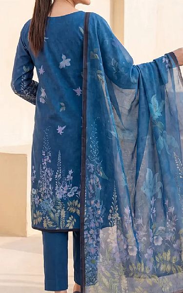 Salitex Teal Blue Lawn Suit | Pakistani Lawn Dress in USA- Image 2