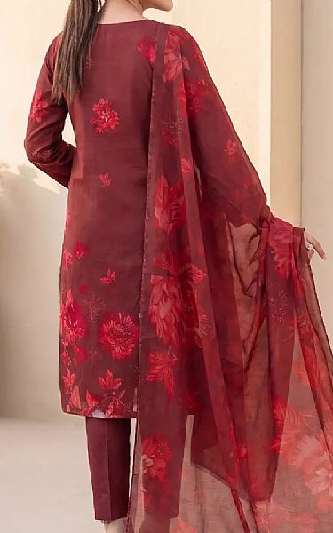 Salitex Wine Lawn Suit | Pakistani Lawn Dress in USA- Image 2