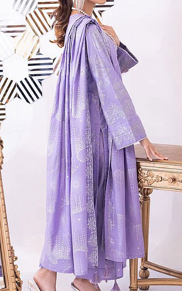 Salitex Pale Purple Lawn Suit | Pakistani Dresses in USA- Image 2